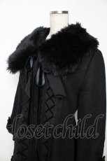 画像3: ATELIER PIERROT / Lunar Lattice Coat -Princess Sleeves-  黒 Y-25-11-06-060-EL-CO-SZ-ZY (3)