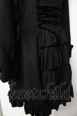 画像4: ATELIER PIERROT / Lunar Lattice Coat -Princess Sleeves-  黒 Y-25-11-06-060-EL-CO-SZ-ZY