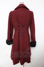 画像2: Innocent World / 廃墟の中のポートレートコート M ワイン Y-25-11-06-063-IW-CO-SZ-ZTC027 (2)