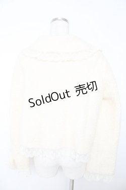 画像2: BABY,THE STARS SHINE BRIGHT / Teddy Ribbonショートジャケット  オフ Y-25-11-06-065-BA-CO-AS-ZY