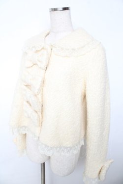 画像3: BABY,THE STARS SHINE BRIGHT / Teddy Ribbonショートジャケット  オフ Y-25-11-06-065-BA-CO-AS-ZY