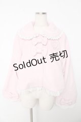 BABY,THE STARS SHINE BRIGHT / クララリボンショートジャケット - ピンク Y-25-11-06-066-BA-CO-SZ-ZY