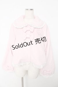 BABY,THE STARS SHINE BRIGHT / クララリボンショートジャケット - ピンク Y-25-11-06-066-BA-CO-SZ-ZY