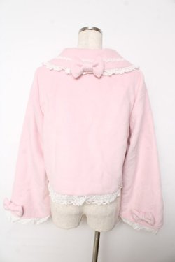 画像2: BABY,THE STARS SHINE BRIGHT / クララリボンショートジャケット - ピンク Y-25-11-06-066-BA-CO-SZ-ZY