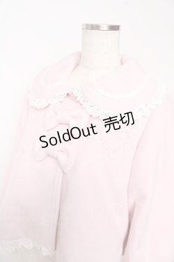 画像3: BABY,THE STARS SHINE BRIGHT / クララリボンショートジャケット - ピンク Y-25-11-06-066-BA-CO-SZ-ZY