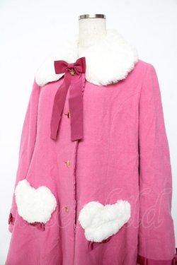 画像3: Angelic Pretty / Twinkle Bearコート  濃いピンク Y-25-11-06-076-AP-CO-SZ-ZY