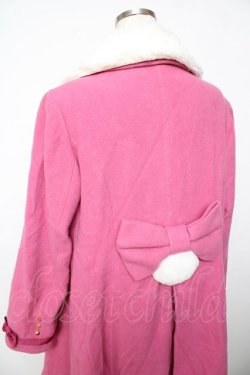 画像4: Angelic Pretty / Twinkle Bearコート  濃いピンク Y-25-11-06-076-AP-CO-SZ-ZY