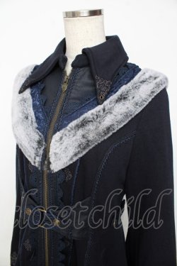 画像3: Ozz oneste / Dark Wizard 裏起毛コート  紺 Y-25-11-06-080-OO-CO-SZ-ZY