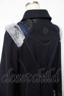 画像4: Ozz oneste / Dark Wizard 裏起毛コート  紺 Y-25-11-06-080-OO-CO-SZ-ZY