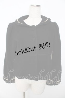 画像1: ALICE and the PIRATES / ソフィアショートコート  黒 Y-25-11-06-081-PA-JA-SZ-ZY