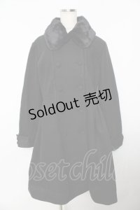 axes femme / Red Label W釦レースバッスルコート L 黒 Y-25-11-06-083-AX-CO-SZ-ZY