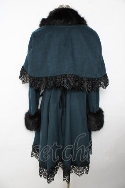 画像2: ATELIER PIERROT / フルールケープコート  グリーン Y-25-11-06-084-EL-CO-SZ-ZY