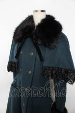 画像3: ATELIER PIERROT / フルールケープコート  グリーン Y-25-11-06-084-EL-CO-SZ-ZTC048 (3)