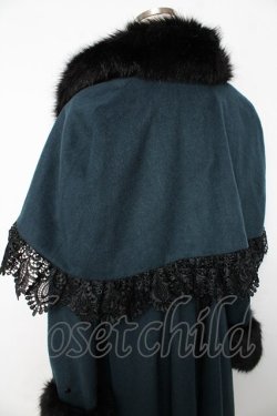 画像4: ATELIER PIERROT / フルールケープコート  グリーン Y-25-11-06-084-EL-CO-SZ-ZY