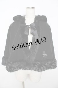 BABY,THE STARS SHINE BRIGHT / 赤ずきんちゃんケープ - 黒 Y-25-11-06-085-BA-JA-SZ-ZY