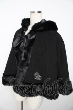 画像3: BABY,THE STARS SHINE BRIGHT / 赤ずきんちゃんケープ - 黒 Y-25-11-06-085-BA-JA-SZ-ZY