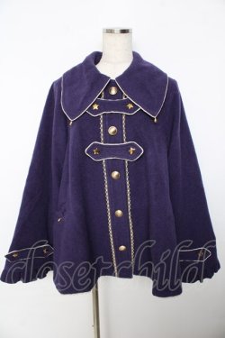 画像1: metamorphose / Wish Upon a Star Aラインコート 1 パープル Y-25-11-06-086-ME-CO-SZ-ZY