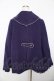 画像2: metamorphose / Wish Upon a Star Aラインコート 1 パープル Y-25-11-06-086-ME-CO-SZ-ZY (2)