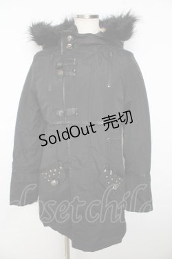 画像1: SEX POT ReVeNGe / ミリタリーモッズコート  黒 Y-25-11-06-087-SP-CO-SZ-ZY