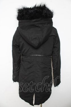 画像2: SEX POT ReVeNGe / ミリタリーモッズコート  黒 Y-25-11-06-087-SP-CO-SZ-ZY