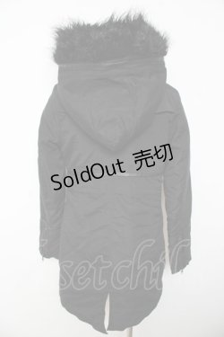 画像2: SEX POT ReVeNGe / ミリタリーモッズコート  黒 Y-25-11-06-087-SP-CO-SZ-ZY