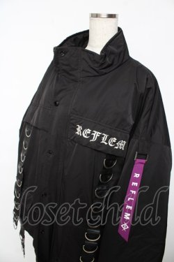 画像3: REFLEM / ミリタリー中綿ブルゾン F ブラック Y-25-11-06-088-PU-CO-SZ-ZY