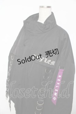 画像3: REFLEM / ミリタリー中綿ブルゾン F ブラック Y-25-11-06-088-PU-CO-SZ-ZY