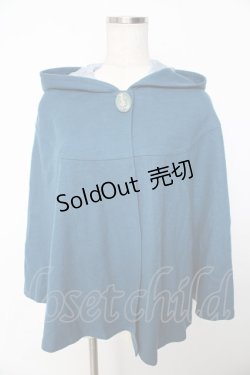 画像1: Jane Marple / シャペロンルージュのケープマント M ブルー Y-25-11-06-093-JM-JA-SZ-ZY