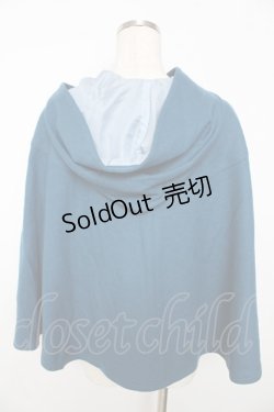 画像2: Jane Marple / シャペロンルージュのケープマント M ブルー Y-25-11-06-093-JM-JA-SZ-ZY