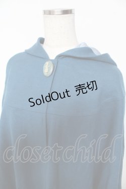 画像3: Jane Marple / シャペロンルージュのケープマント M ブルー Y-25-11-06-093-JM-JA-SZ-ZY