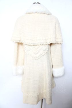画像2: BABY,THE STARS SHINE BRIGHT / ツイードケープ付きコート  アイボリー Y-25-11-06-094-BA-CO-SZ-ZY