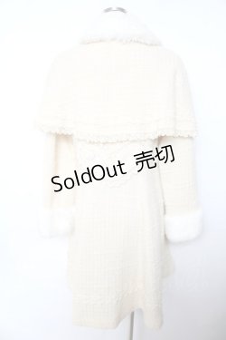 画像2: BABY,THE STARS SHINE BRIGHT / ツイードケープ付きコート  アイボリー Y-25-11-06-094-BA-CO-SZ-ZY
