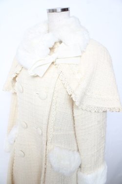 画像3: BABY,THE STARS SHINE BRIGHT / ツイードケープ付きコート  アイボリー Y-25-11-06-094-BA-CO-SZ-ZY