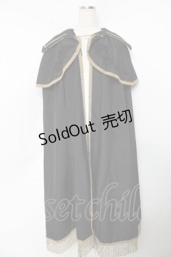 画像1: ALICE and the PIRATES / Dark Night マント  黒 Y-25-11-06-095-PA-CO-SZ-ZY