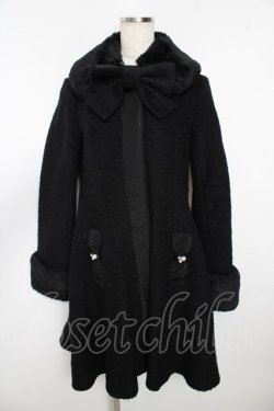 画像1: Angelic Pretty / ローラビジューコート  黒 Y-25-11-06-097-AP-CO-AS-ZY