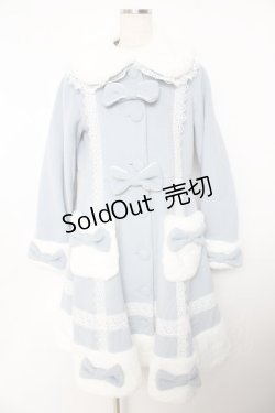 画像1: axes femme kawaii / スノードルチェコート  サックス Y-25-11-06-098-AX-CO-AS-ZY