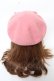 画像3: Leur Getter / ダブルリボン付ベレー  ピンク Y-25-11-06-011-LU-AC-SZ-ZY (3)
