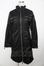 画像1: Ozz Croce / 刺繍入り中綿コート  黒 Y-25-11-06-101-OO-CO-SZ-ZTC065 (1)