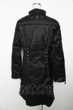 画像2: Ozz Croce / 刺繍入り中綿コート  黒 Y-25-11-06-101-OO-CO-SZ-ZY