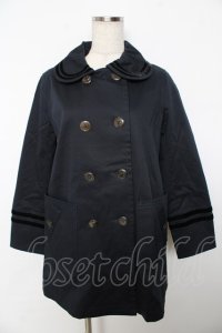 Jane Marple / ノスタルジアギャバのマリンコート  ネイビー Y-25-11-06-102-JM-CO-SZ-ZY