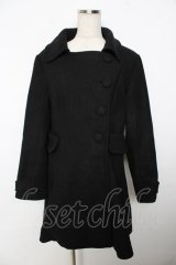 Fi.n.t / サイド釦デザインコート F 黒 Y-25-11-06-105-CA-CO-SZ-ZY