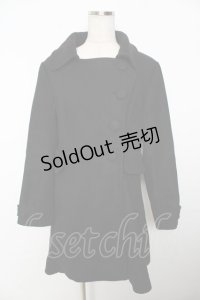 Fi.n.t / サイド釦デザインコート F 黒 Y-25-11-06-105-CA-CO-SZ-ZY