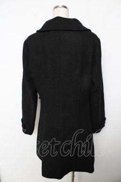 画像2: Fi.n.t / サイド釦デザインコート F 黒 Y-25-11-06-105-CA-CO-SZ-ZY