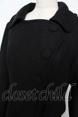 画像3: Fi.n.t / サイド釦デザインコート F 黒 Y-25-11-06-105-CA-CO-SZ-ZY