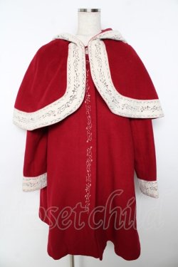 画像1: Secret Honey / 美女と野獣ベルコート  赤 Y-25-11-06-109-CA-CO-SZ-ZY