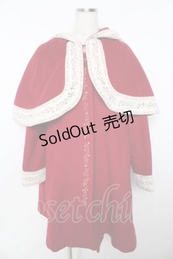 画像1: Secret Honey / 美女と野獣ベルコート  赤 Y-25-11-06-109-CA-CO-SZ-ZTC033