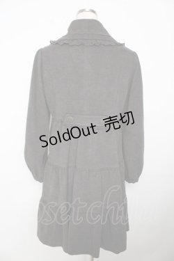 画像2: axes femme POETIQUE / ティアードフリルコート  グレー Y-25-11-06-115-AX-CO-AS-ZY