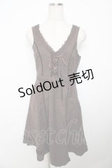 axes femme /ジャガードワンピース M 茶 Y-25-11-06-118-AX-OP-SZ-ZY