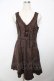 画像1: axes femme /ジャガードワンピース M 茶 Y-25-11-06-118-AX-OP-SZ-ZY (1)
