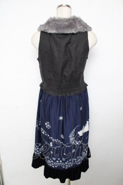 画像2: axes femme /Disney(ディズニー)ベストドッキングワンピース M 紺 Y-25-11-06-122-AX-OP-SZ-ZY